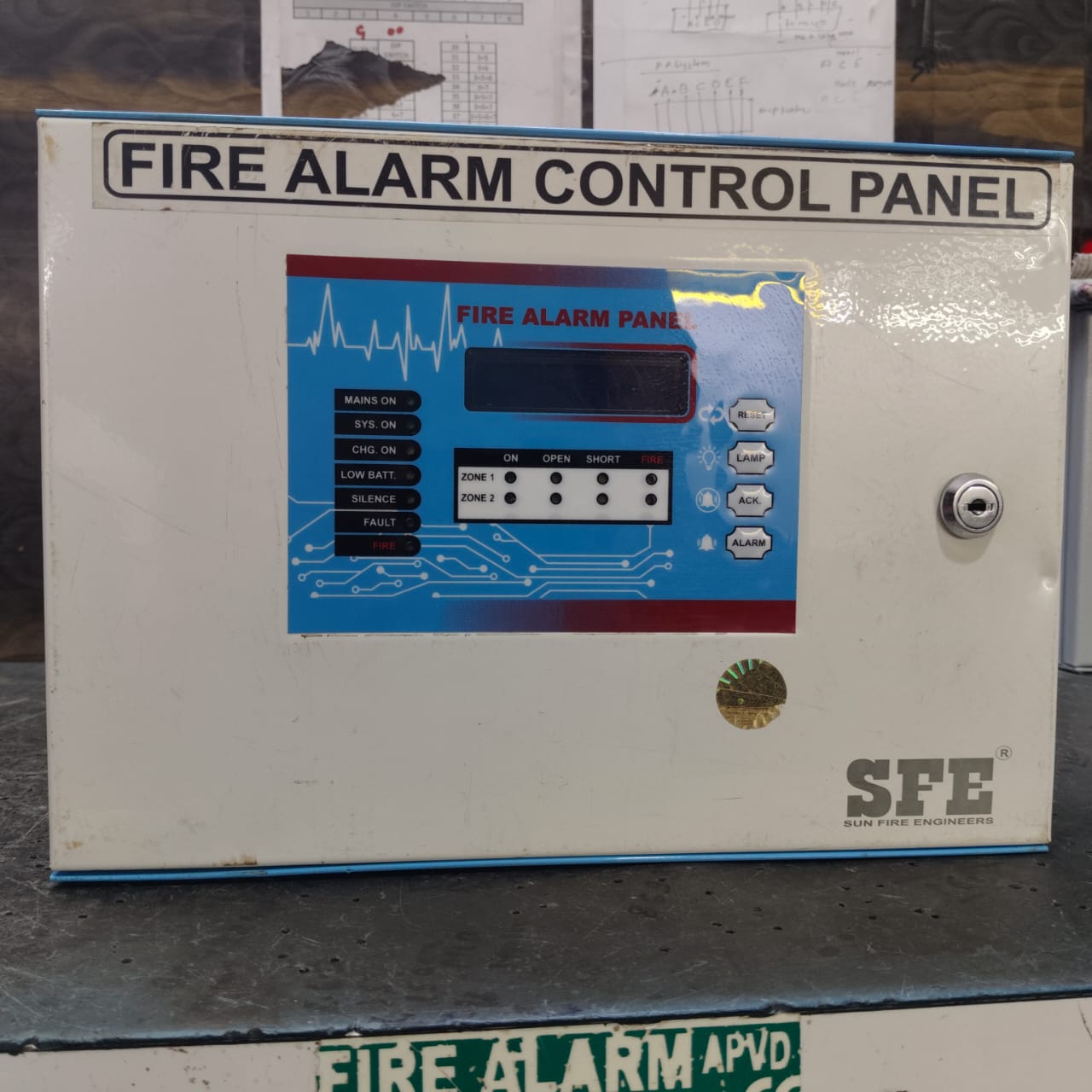 CONVENTIONAL FIRE ALARM PANEL MODEL NO PCA20CXZ